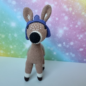 Horgolt őzike amigurumi - játék & sport - plüssállat & játékfigura - más figura - Meska.hu