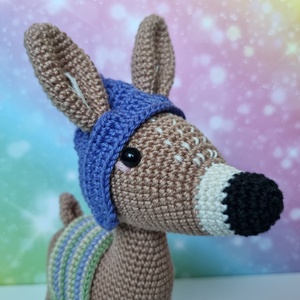 Horgolt őzike amigurumi - játék & sport - plüssállat & játékfigura - más figura - Meska.hu