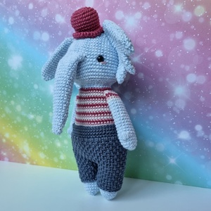 Horgolt elefánt amigurumi, Játék & Sport, Plüssállat & Játékfigura, Elefánt, Horgolás, MESKA