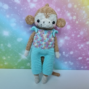 Horgolt majom amigurumi, Játék & Sport, Plüssállat & Játékfigura, Majom, Horgolás, MESKA