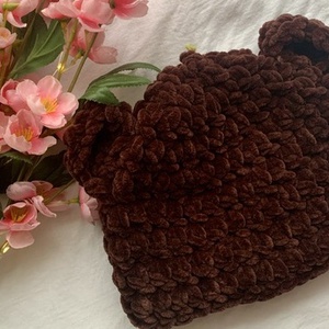 Horgolt teddy beanie sapka  - Meska.hu