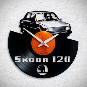 Skoda 120 - Bakelit falióra, Otthon & Lakás, Dekoráció, Fali és függő dekoráció, Falióra & óra, Újrahasznosított alapanyagból készült termékek, MESKA