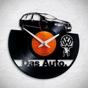 VW Golf kombi - többféle - Bakelit falióra, Otthon & Életmód, Dekoráció, Fali és függő dekoráció, Falióra & óra, Újrahasznosított alapanyagból készült termékek, MESKA