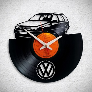 VW Golf kombi - többféle - Bakelit falióra - otthon & életmód - dekoráció - fali és függő dekoráció - falióra & óra - Meska.hu