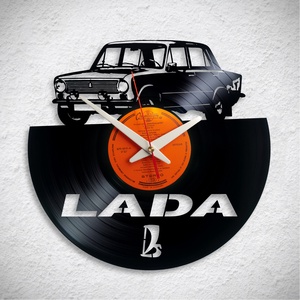 Lada - Zsiguli No4 - Bakelit falióra, Otthon & Életmód, Dekoráció, Fali és függő dekoráció, Falióra & óra, Újrahasznosított alapanyagból készült termékek, MESKA