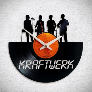 Kraftwerk - Bakelit falióra, Otthon & Életmód, Dekoráció, Fali és függő dekoráció, Falióra & óra, Újrahasznosított alapanyagból készült termékek, MESKA