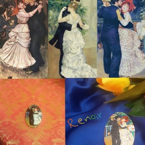 RENOIR medál  Tánc Bougivalban 1883  - ékszer - nyaklánc - medál - Meska.hu