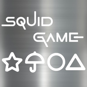 Autós matrica (Squid game - Nyerd meg az életed) - otthon & lakás - papír írószer - matrica, matrica csomag - Meska.hu