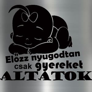 Autós baba matrica (Altatok) - otthon & életmód - autó - autós matrica - Meska.hu