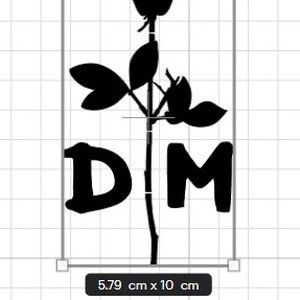 Depeche Mode matrica - kicsi méret - otthon & életmód - autó - autós matrica - Meska.hu