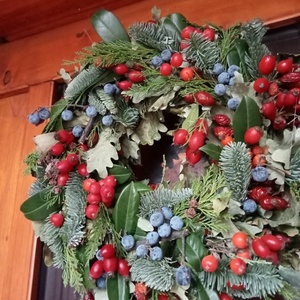 Téli fehér adventi asztaldisz  - otthon & lakás - dekoráció - ajtó- és ablak dekoráció - ablakdísz - Meska.hu