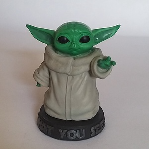 Baby Yoda , Grogu figura - Meska.hu