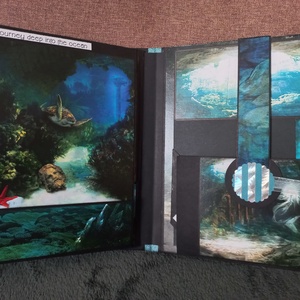 Atlantis - scrapbook album - művészet - más művészeti ág - Meska.hu