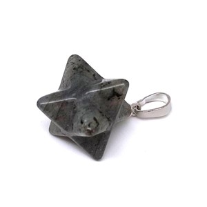 Merkaba medál Labradorit 2x2cm, Ékszer, Nyaklánc, Medál, , MESKA