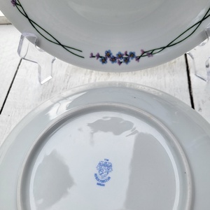 Alföldi porcelán_nefelejcses kistányér pár - otthon & életmód - konyhafelszerelés, tálalás - tálalás - tányér & étkészlet - Meska.hu