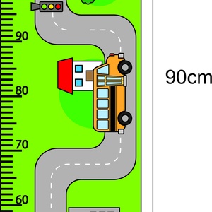 Falmatrica - Autós magasságmérő matrica - otthon & életmód - babaszoba, gyerekszoba - magasságmérő - Meska.hu