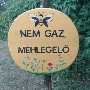 Méhlegelő bees , Otthon & Életmód, Dekoráció, Fali és függő dekoráció, Felirat, Famegmunkálás, Festett tárgyak, MESKA