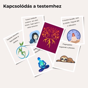 Kapcsolódás a testemmel, Játék & Sport, Táblajáték és Kártyajáték, Kártya, Fotó, grafika, rajz, illusztráció, MESKA