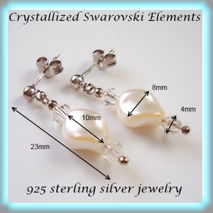 Swarovski kristály  szett 925-ös sterling ezüst  SSZE-SW04 - ékszer - ékszerszett - Meska.hu