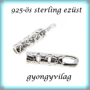 925-ös ezüst  lánckapocsvég 1mm-es 2db/cs ELK V 11, Kellékek & szerszámok, Gyöngy, ékszerkellék, Egyéb alkatrész, Ékszerkészítés, Ékszerkészítés, MESKA