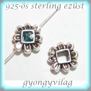 925-ös sterling ezüst ékszerkellék: köztes / gyöngy / dísz  EKÖ 69, Kellékek & szerszámok, Gyöngy, ékszerkellék, Fém köztesek, Ékszerkészítés, Ékszerkészítés, MESKA