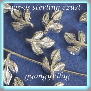 925-ös sterling ezüst ékszerkellék: köztes / gyöngy / dísz EKÖ 64  1db/csomag, Kellékek & szerszámok, Gyöngy, ékszerkellék, Fém köztesek, Ékszerkészítés, Mindenmás, Ékszerkészítés, MESKA