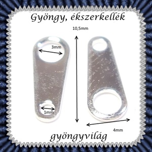 Ékszerkellék: lánckapocs BLK-V05 vég / láncvég 50 db  - kellékek & szerszámok - gyöngy, ékszerkellék - egyéb alkatrész - Meska.hu