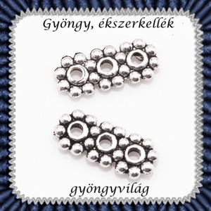 Ékszerkellék: köztes / díszítőelem / gyöngy BKÖ 3S 04-10,6x4,5 10db, Kellékek & szerszámok, Gyöngy, ékszerkellék, Fém köztesek, Ékszerkészítés, Mindenmás, Ékszerkészítés, MESKA