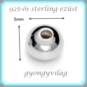 925-ös sterling ezüst ékszerkellék: köztes / gyöngy / dísz  EKÖ 10-5   2db/csomag - kellékek & szerszámok - gyöngy, ékszerkellék - fém köztesek - Meska.hu