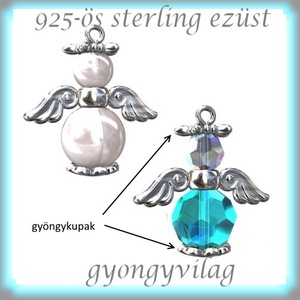 925-ös sterling ezüst ékszerkellék: gyöngykupak EGYK 35  2db/csomag - kellékek & szerszámok - gyöngy, ékszerkellék - fém köztesek - Meska.hu