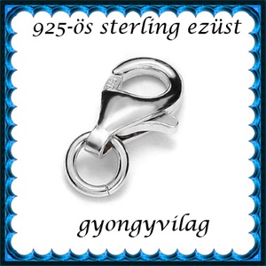 925-ös sterling ezüst ékszerkellék: lánckalocs  ELK 1S 19-11, Kellékek & szerszámok, Gyöngy, ékszerkellék, Egyéb alkatrész, Ékszerkészítés, MESKA