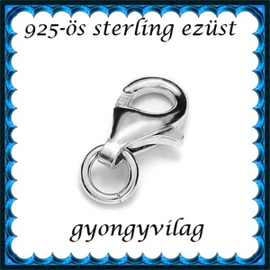 925-ös sterling ezüst ékszerkellék: lánckalocs ELK 1S 19-9e, Kellékek & szerszámok, Gyöngy, ékszerkellék, Swarovski kristályok, Ékszerkészítés, Ékszerkészítés, MESKA