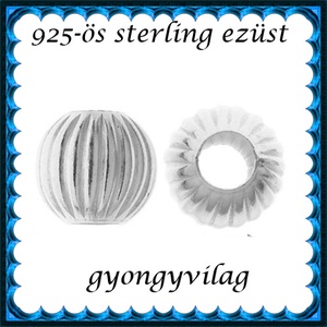 925-ös sterling ezüst ékszerkellék: köztes / gyöngy / dísz EKÖ 80-5 - kellékek & szerszámok - gyöngy, ékszerkellék - egyéb alkatrész - Meska.hu