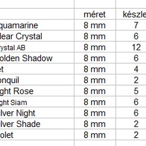 Swarovski kristály gyöngy: SWGY pillangó (5754) fűzhető 8mm több szín - kellékek & szerszámok - gyöngy, ékszerkellék - swarovski kristályok - Meska.hu