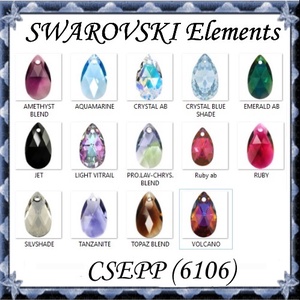 Ékszerkellék: Swarovski csepp 22 mm-es több színben  SW6106-22, Kellékek & szerszámok, Gyöngy, ékszerkellék, Swarovski kristályok, Ékszerkészítés, Ékszerkészítés, MESKA