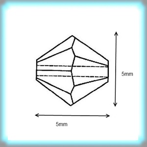 Ékszerkellék: Swarovski bicon 5mm 10db/cs több színben  SWGY5328-5 - kellékek & szerszámok - gyöngy, ékszerkellék - egyéb alkatrész - Meska.hu