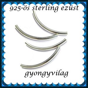 925-ös sterling ezüst ékszerkellék: köztes / gyöngy / dísz   EKÖ 13 8x1,5, Kellékek & szerszámok, Gyöngy, ékszerkellék, Fém köztesek, Ékszerkészítés, Mindenmás, Ékszerkészítés, MESKA