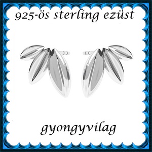 925-ös sterling ezüst ékszerek: fülbevaló EF04 - kellékek & szerszámok - gyöngy, ékszerkellék - egyéb alkatrész - Meska.hu