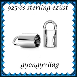 925-ös ezüst  lánckapocsvég  ELK V 14-4, Kellékek & szerszámok, Gyöngy, ékszerkellék, Egyéb alkatrész, Ékszerkészítés, Ékszerkészítés, MESKA