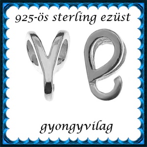 925-ös sterling ezüst ékszerkellék: medáltartó, medálkapocs EMK 99, Kellékek & szerszámok, Gyöngy, ékszerkellék, Egyéb alkatrész, Ékszerkészítés, Mindenmás, Ékszerkészítés, MESKA