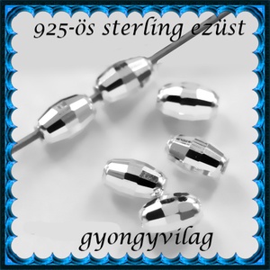 925-ös sterling ezüst ékszerkellék: köztes / gyöngy / dísz  EKÖ 88 2db, Kellékek & szerszámok, Gyöngy, ékszerkellék, Fém köztesek, Ékszerkészítés, Mindenmás, Ékszerkészítés, MESKA