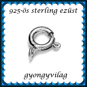 925-ös sterling ezüst ékszerkellék: lánckalocs  ELK 1S 12-1-8,6e - kellékek & szerszámok - gyöngy, ékszerkellék - egyéb alkatrész - Meska.hu