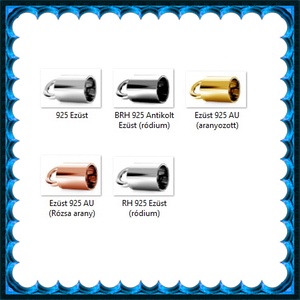 925-ös ezüst  lánckapocsvég  ELK V 14-1,8 - kellékek & szerszámok - gyöngy, ékszerkellék - egyéb alkatrész - Meska.hu