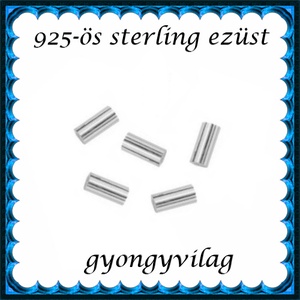 925-ös sterling ezüst ékszerkellék: köztes/gyöngy/díszitőelem EKÖ 32 5x1,5  5db/csomag, Kellékek & szerszámok, Gyöngy, ékszerkellék, Egyéb alkatrész, Ékszerkészítés, Mindenmás, Ékszerkészítés, MESKA