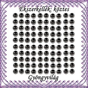 Ékszerkellék: köztes / díszítőelem / gyöngy BKÖ 1S 05-2f 200db/csomag, Kellékek & szerszámok, Gyöngy, ékszerkellék, Fém köztesek, Ékszerkészítés, Mindenmás, Ékszerkészítés, MESKA