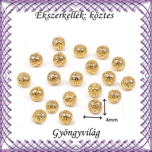 Ékszerkellék: köztes / díszítőelem / gyöngy BKÖ 1S 32-4a 30db/csomag - kellékek & szerszámok - gyöngy, ékszerkellék - fém köztesek - Meska.hu