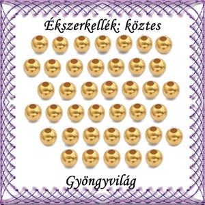 Ékszerkellék: köztes / díszítőelem / gyöngy BKÖ 1S 05-4a 50db/csomag, Kellékek & szerszámok, Gyöngy, ékszerkellék, Fém köztesek, Ékszerkészítés, Mindenmás, Ékszerkészítés, MESKA