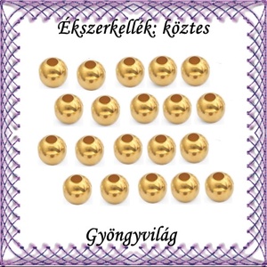 Ékszerkellék: köztes / díszítőelem / gyöngy BKÖ 1S 05-6a 30db/csomag, Kellékek & szerszámok, Gyöngy, ékszerkellék, Fém köztesek, Ékszerkészítés, Mindenmás, Ékszerkészítés, MESKA