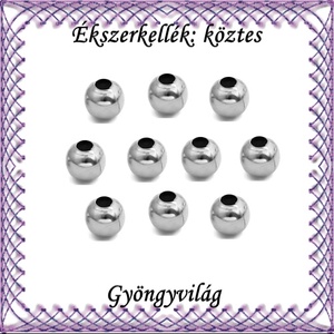 Ékszerkellék: köztes / díszítőelem / gyöngy BKÖ 1S 05-8r 20db/csomag, Kellékek & szerszámok, Gyöngy, ékszerkellék, Fém köztesek, Ékszerkészítés, Mindenmás, Ékszerkészítés, MESKA