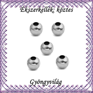 Ékszerkellék: köztes / díszítőelem / gyöngy BKÖ 1S 05-10r 10db/csomag, Kellékek & szerszámok, Gyöngy, ékszerkellék, Fém köztesek, Ékszerkészítés, Mindenmás, Ékszerkészítés, MESKA